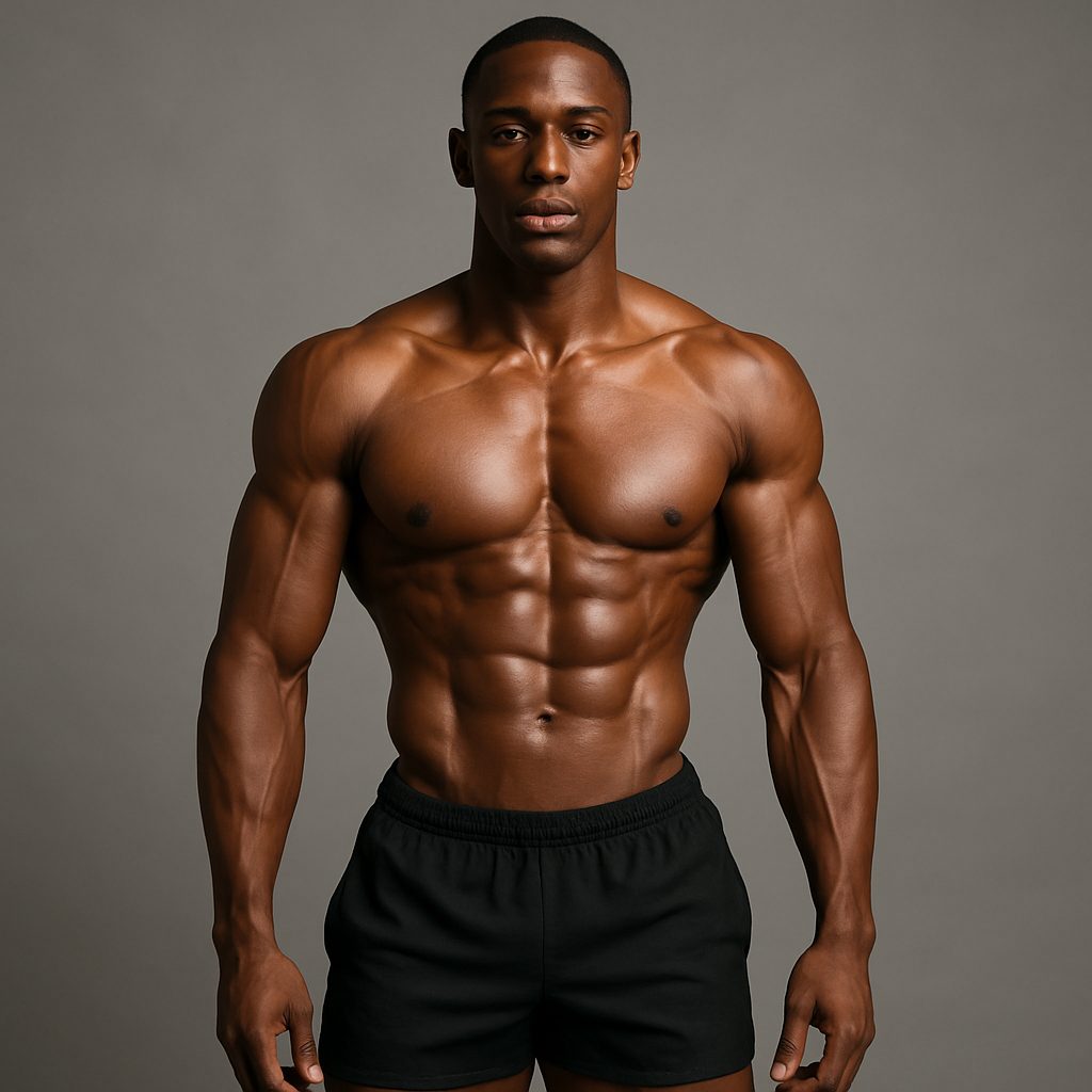 Men body fat 7–9%