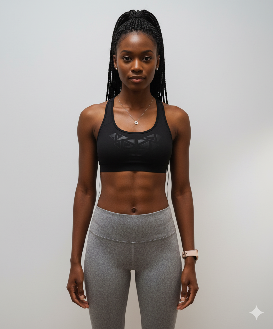 Women body fat 15–17%