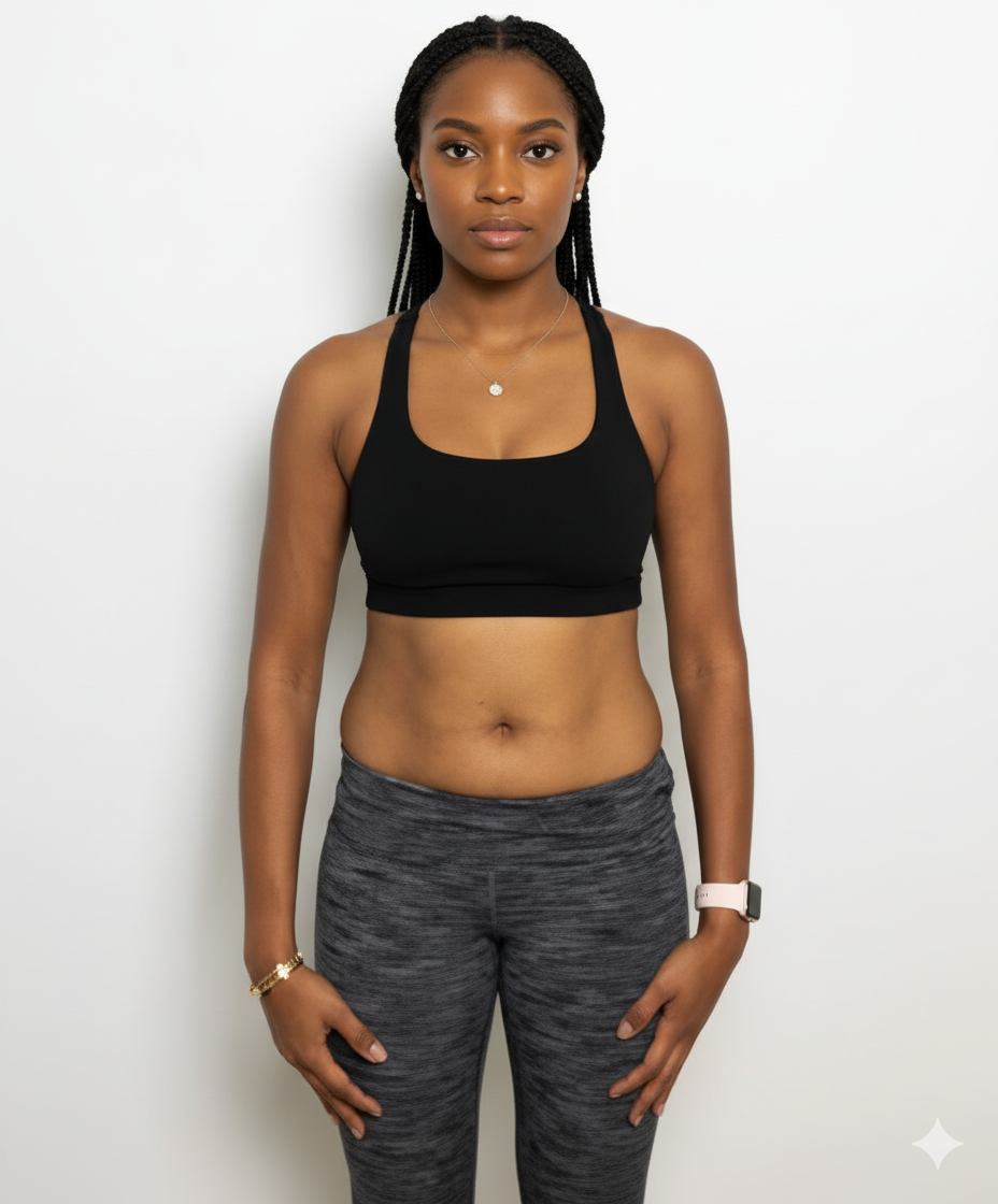 Women body fat 25–27%