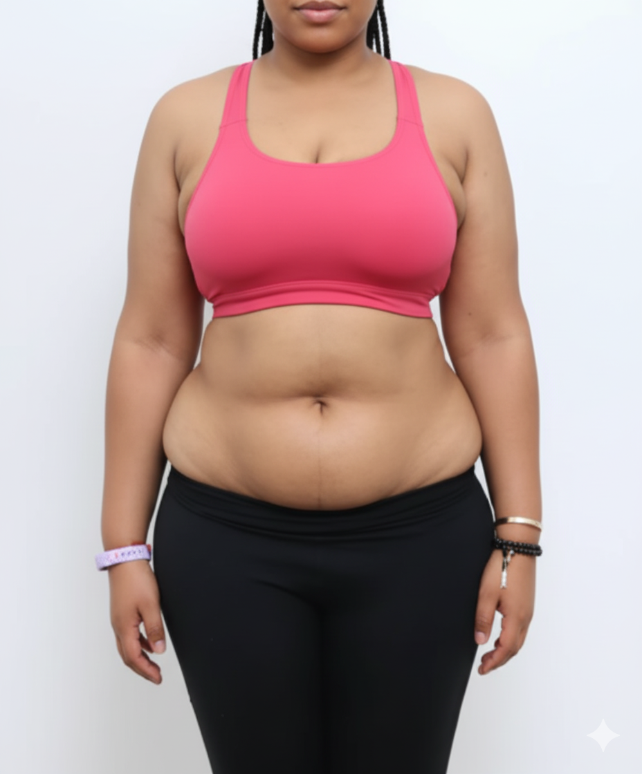 Women body fat 30–35%